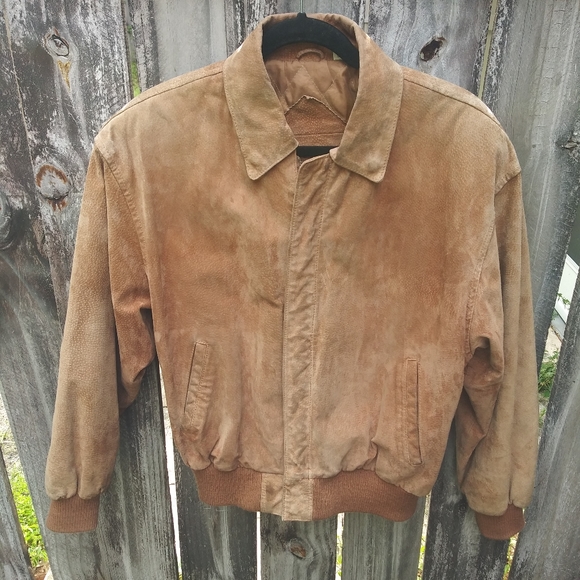 Preston & York Other - Preston & York Men's Leather Bomber Jacket Size S